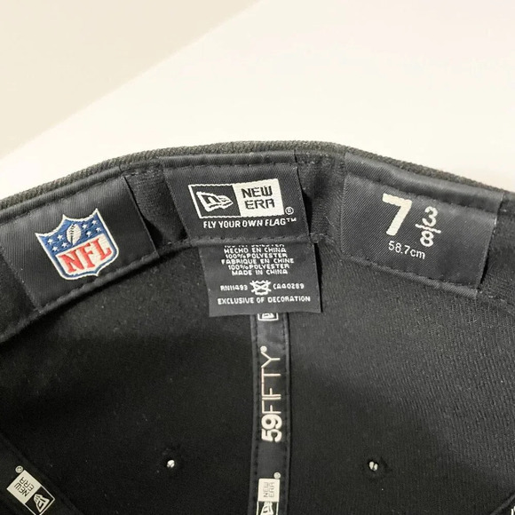 New Era New York Jets  59FIFTY Fitted Hat Cap 7 3/8 - Picture 13 of 16